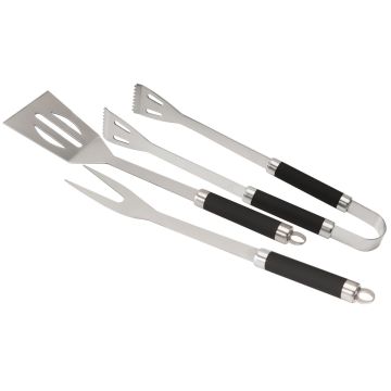 Barbecue set 3 outils El Gaucho Mister Chef No Brand Argent