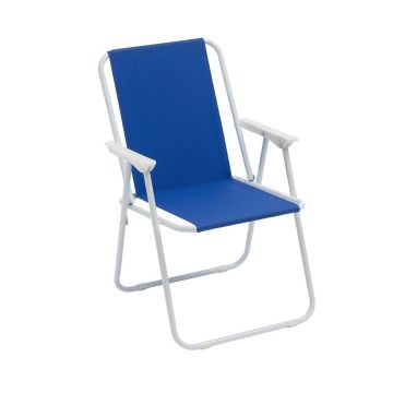 Cayo largo - Chaise de plage avec accoudoirs pliant Brixo Bleu