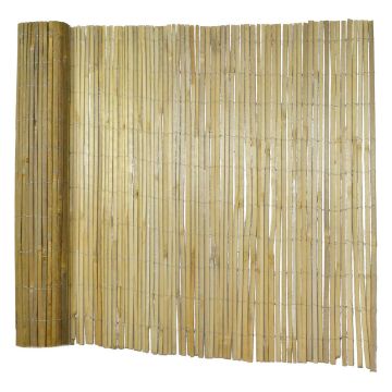 Slim Bambu' - Canisse bambou fendu occultant - 100X300Cm No Brand Marron clair