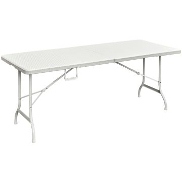 Levante - Table de jardin portable 180x75 cm No Brand 