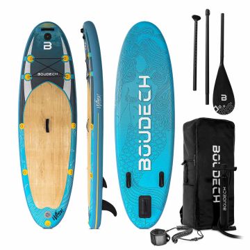 Stand Up Paddle Board All Round - Planche De Sup Gonflable Da 275X80X15 Cm Boudech 