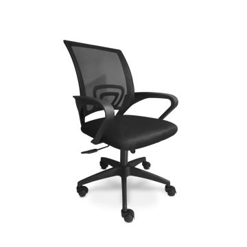 Lara - Chaise de bureau ergonomique à roulettes, réglable en hauteur Frankystar 