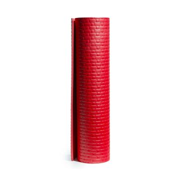 Tapis de sol fitness, idéal pour yoga, pilates - 173x61cm/8mm, couleur rouge Divina Home Rouge
