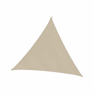 Positano - Voile d'ombrage triangulaire 500 cm, couleur écrue No Brand Écru