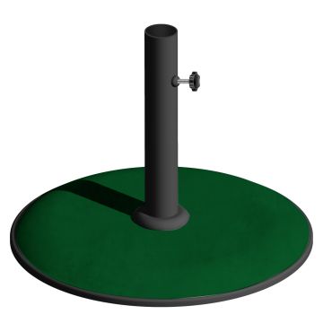 Kroma - Base ronde de parasol en ciment coloré de 15 kg, couleur verte Gdlc Vert