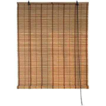 Folk - Store enrouleur Bambou 120xH250 cm, couleur brune Gdlc Marron