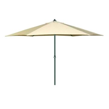 Alu - Parasol de jardin Ø 270 cm, couleur beige Gdlc Beige