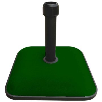 Kroma - Base carrée de parasol en ciment coloré de 25 kg, couleur vert Gdlc Vert